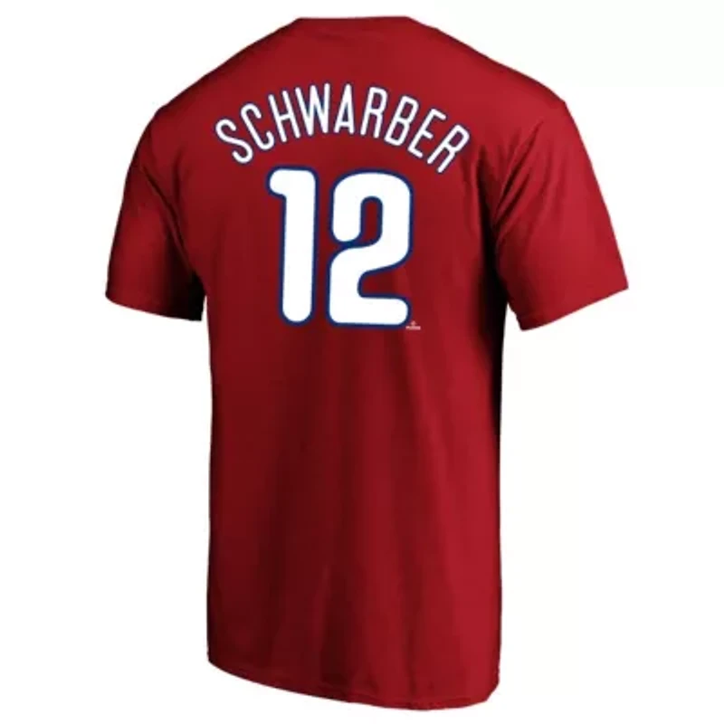 MLB Fanatics Kyle Schwarber Philadelphia Phillies Big & Tall Name Number T-Shirt