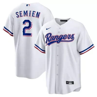 MLB Nike Marcus Semien Texas Rangers Home Replica Player Jersey