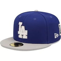 MLB Royal/Gray Los Angeles Dodgers 2020 World Series s Letterman 59FIFTY Fitted Hat