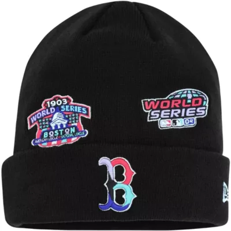 Boston Red Sox MLB Boston Sox Polar Lights Cuffed Knit Hat