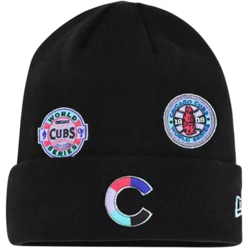 MLB Chicago Cubs Polar Lights Cuffed Knit Hat