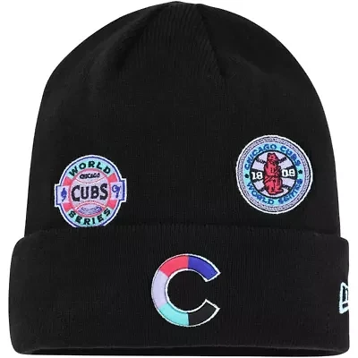 MLB Chicago Cubs Polar Lights Cuffed Knit Hat