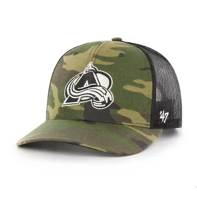 NHL Camo/Black Colorado Avalanche Trucker Snapback Hat