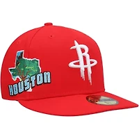 NBA Houston Rockets Stateview 59FIFTY Fitted Hat
