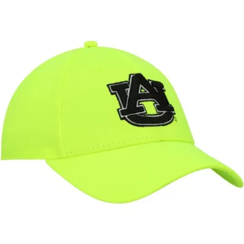 NCAA Under Armour Neon Auburn Tigers Signal Call Performance Flex Hat