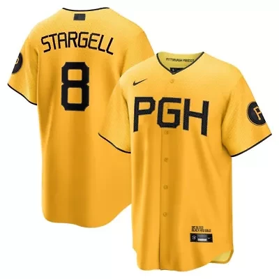 MLB Nike Willie Stargell Pittsburgh Pirates City Connect Replica Player Jersey