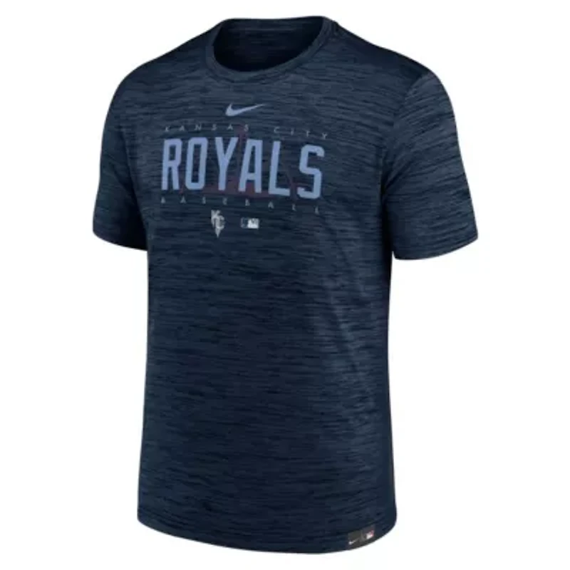 MLB Nike Kansas City Royals Connect Velocity Practice Performance T-Shirt