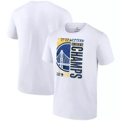 NBA Fanatics Golden State Warriors 2022 Western Conference s Big & Tall Locker Room T-Shirt