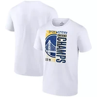 NBA Fanatics Golden State Warriors 2022 Western Conference s Big & Tall Locker Room T-Shirt