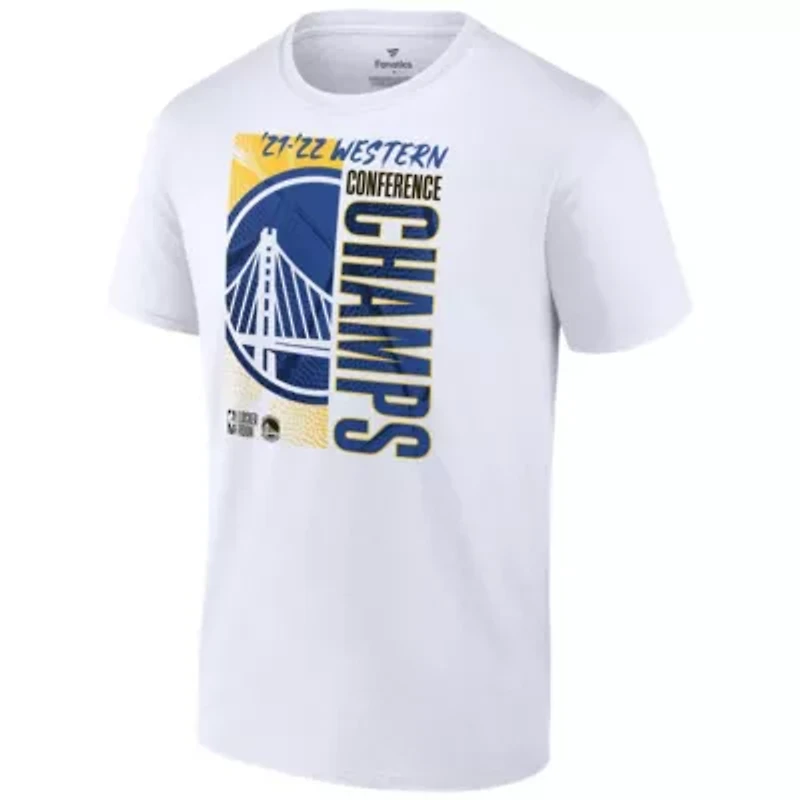 NBA Fanatics Golden State Warriors 2022 Western Conference s Big & Tall Locker Room T-Shirt