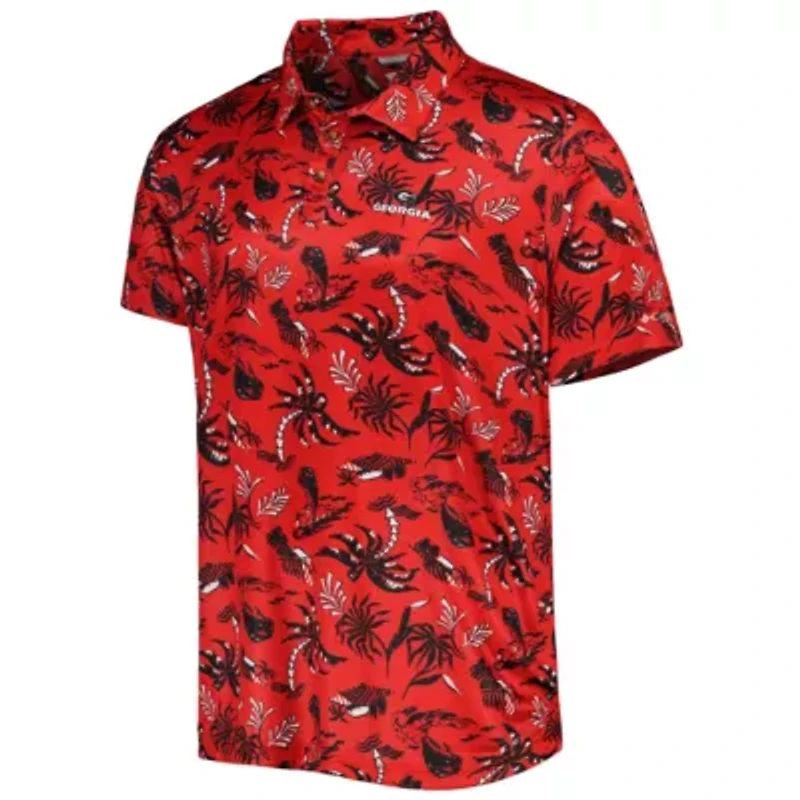 NCAA Georgia Bulldogs Super Terminal Tackle Omni-Shade Polo