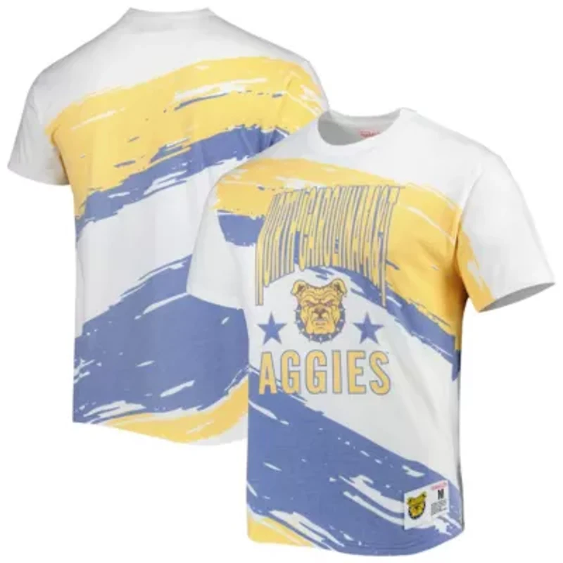 NC A&T Aggies NCAA North Carolina Paintbrush Sublimated T-Shirt