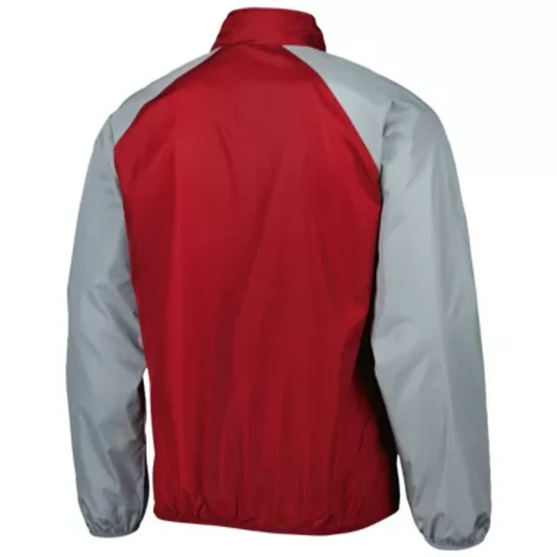 Alabama Crimson Tide NCAA Point Guard Raglan Half-Zip Jacket