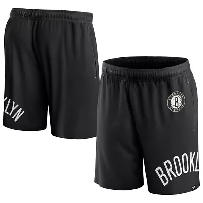 NBA Fanatics Brooklyn Nets Free Throw Mesh Shorts