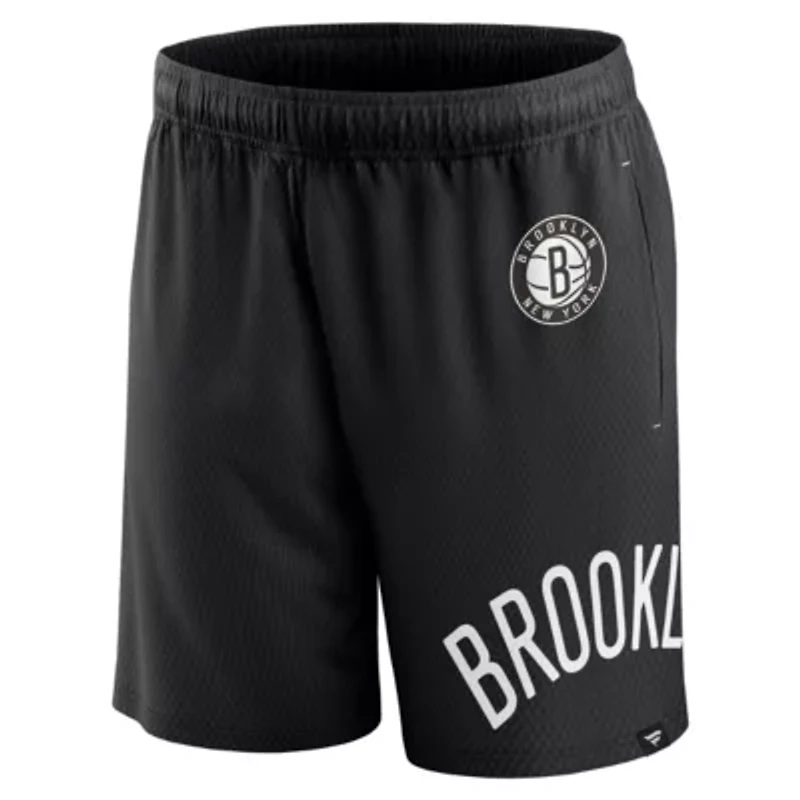 NBA Fanatics Brooklyn Nets Free Throw Mesh Shorts