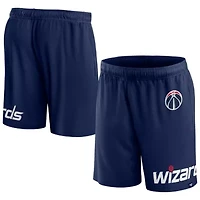 NBA Fanatics Washington Wizards Free Throw Mesh Shorts