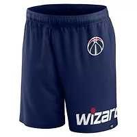 NBA Fanatics Washington Wizards Free Throw Mesh Shorts
