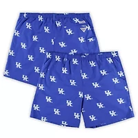 NCAA Kentucky Wildcats Big & Tall Backcast II Allover Print Logo Omni-Shade Shorts