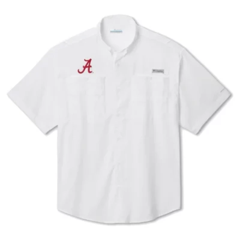 Alabama Crimson Tide NCAA Big & Tall Tamiami Omni-Shade Button-Down Shirt