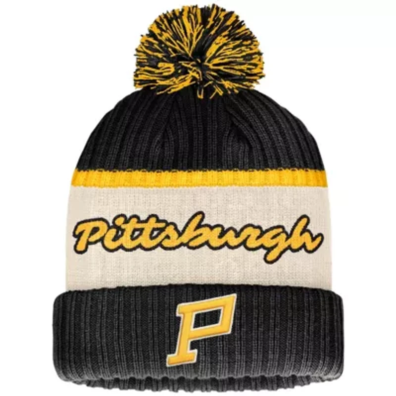 NHL Fanatics Pittsburgh Penguins 2023 NHL Winter Classic Cuffed Knit Hat with Pom