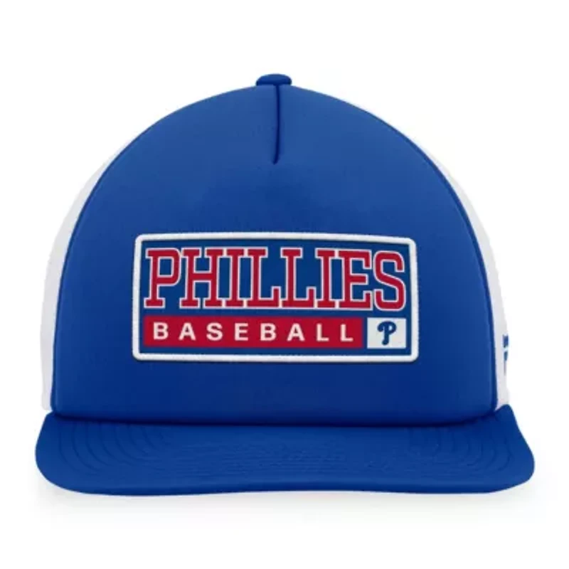 MLB Royal/White Philadelphia Phillies Foam Trucker Snapback Hat