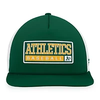 Oakland Athletics MLB Green/White Athletics Foam Trucker Snapback Hat