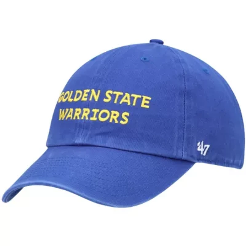 NBA Golden State Warriors Clean Up Wordmark Adjustable Hat
