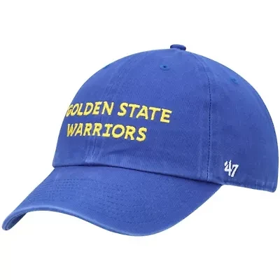 NBA Golden State Warriors Clean Up Wordmark Adjustable Hat