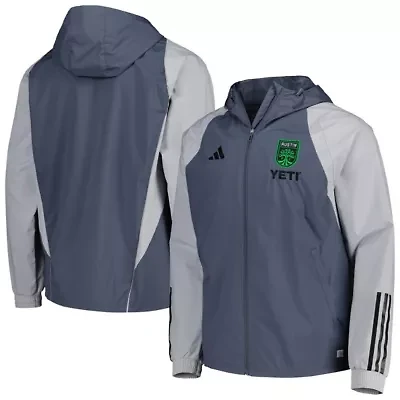 MLS Austin FC All-Weather Raglan Hoodie Full-Zip Jacket