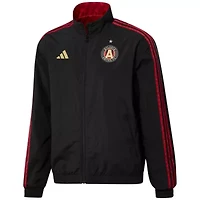 MLS Black/Red Atlanta United FC 2023 On-Field Anthem Full-Zip Reversible Team Jacket