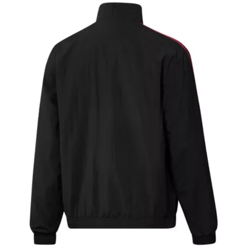 MLS Black/Red Atlanta United FC 2023 On-Field Anthem Full-Zip Reversible Team Jacket