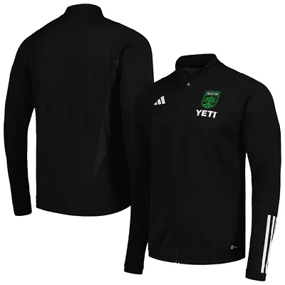 MLS Austin FC 2023 On-Field AEROREADY Full-Zip Training Top