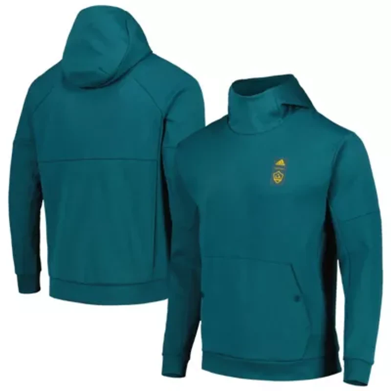 MLS LA Galaxy 2023 Player Travel Pullover Hoodie