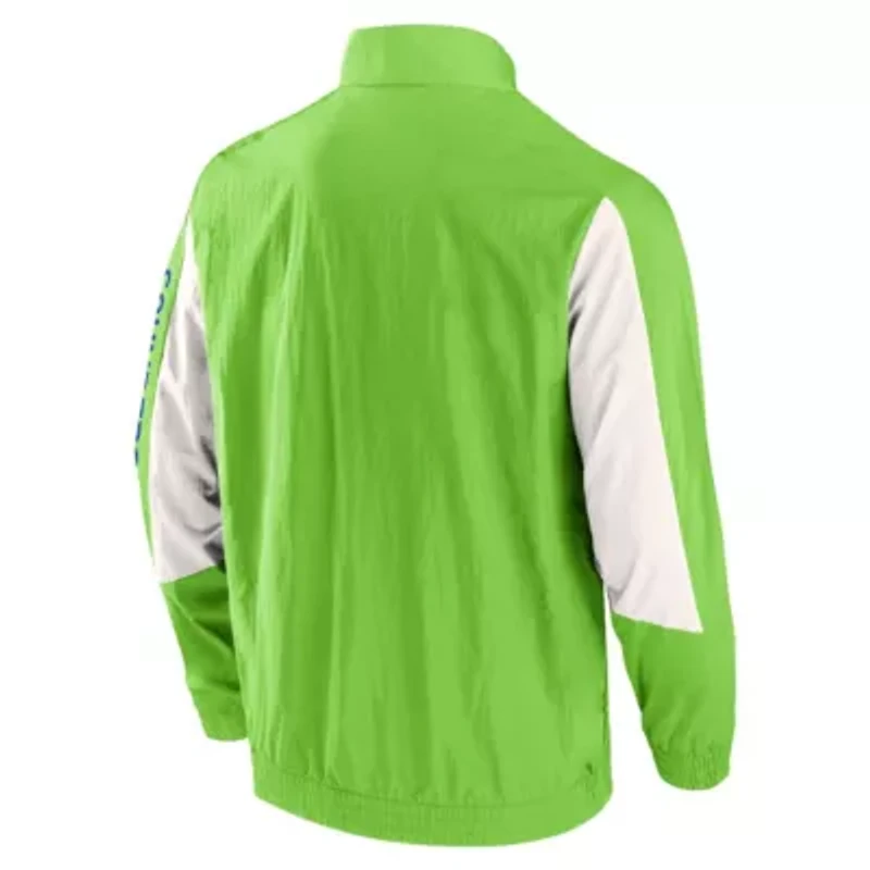 MLS Fanatics Rave Seattle Sounders FC Net Goal Raglan Full-Zip Track Jacket