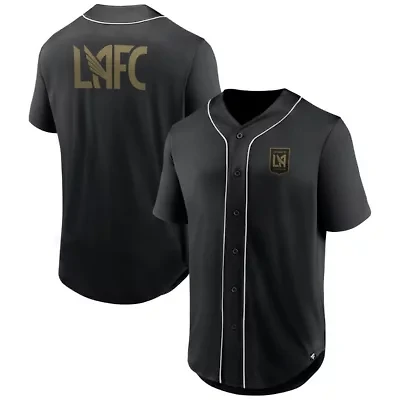 MLS Fanatics LAFC Third Period Fashion Baseball Button-Up Jersey