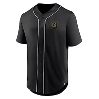 MLS Fanatics LAFC Third Period Fashion Baseball Button-Up Jersey