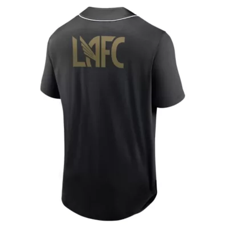 MLS Fanatics LAFC Third Period Fashion Baseball Button-Up Jersey
