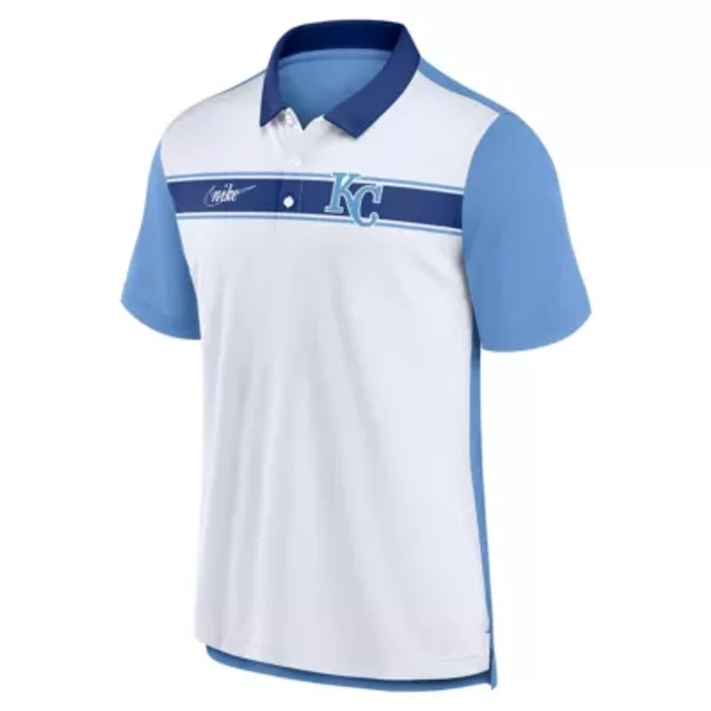 MLB Nike Kansas City Royals Rewind Stripe Polo