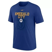 MLB Nike Seattle Mariners Rewind Retro Tri-Blend T-Shirt