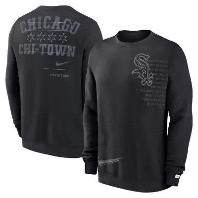 Chicago White Sox MLB Nike Statement Ball Game Fleece Pullover Sweatshirt