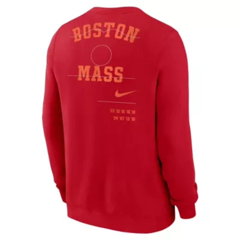 Boston Red Sox MLB Nike Statement Ball Game Fleece Pullover Sweatshirt