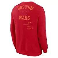 Boston Red Sox MLB Nike Statement Ball Game Fleece Pullover Sweatshirt