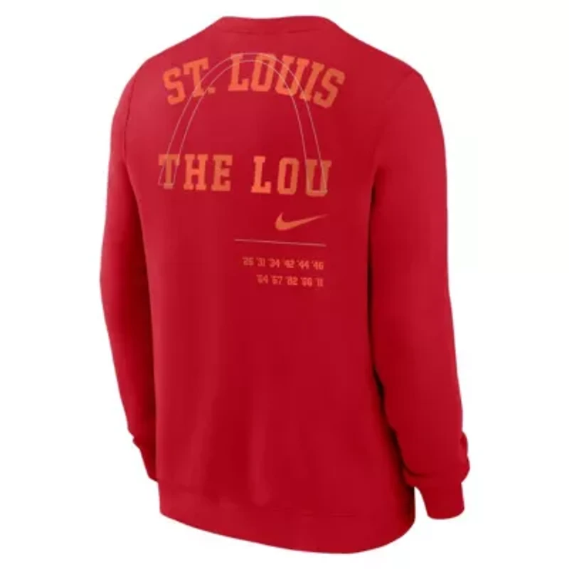 MLB Nike St. Louis Cardinals Statement Ball Game Fleece Pullover Sweatshirt