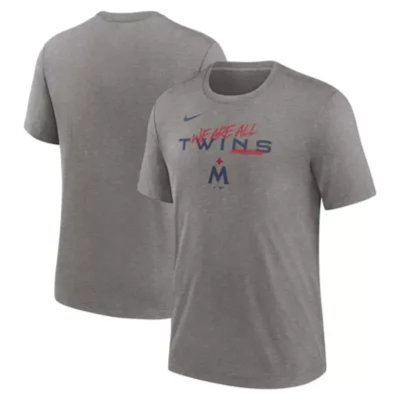 MLB Nike Minnesota Twins We Are All Tri-Blend T-Shirt