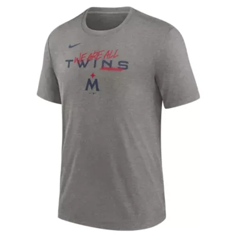 MLB Nike Minnesota Twins We Are All Tri-Blend T-Shirt