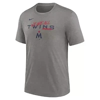 MLB Nike Minnesota Twins We Are All Tri-Blend T-Shirt