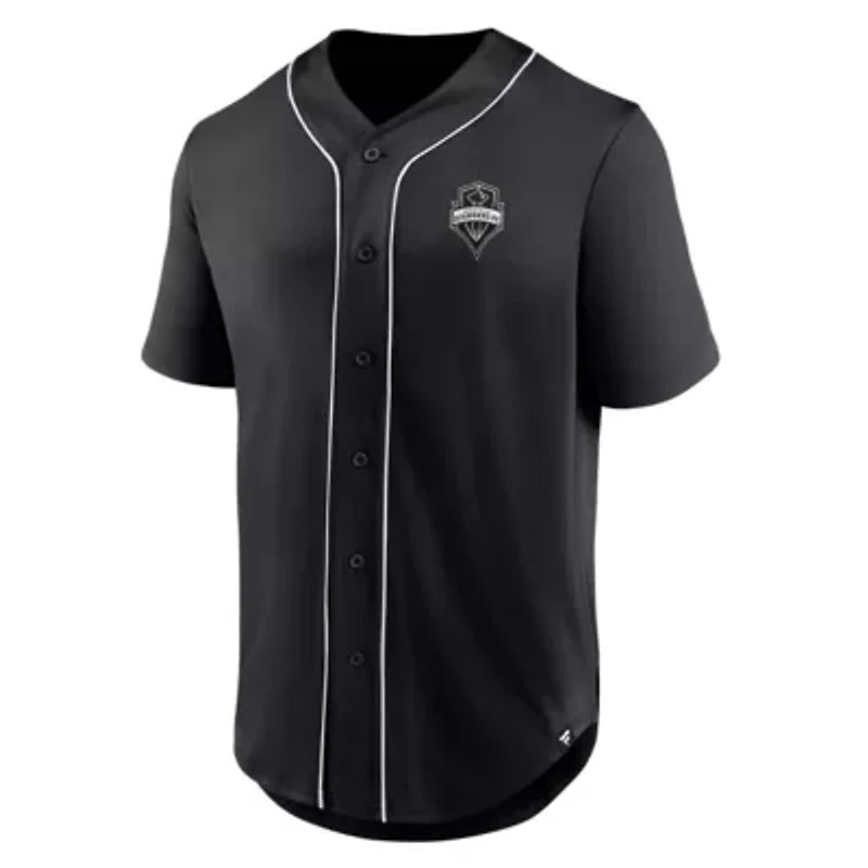MLS Fanatics Seattle Sounders FC Third Period Fashion Baseball Button-Up Jersey