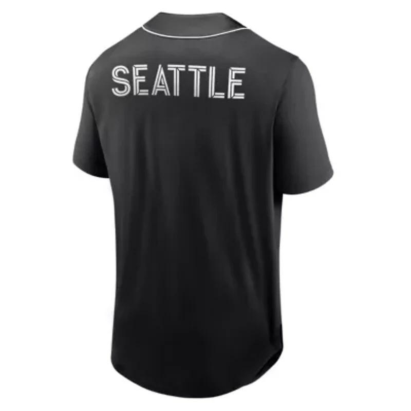 MLS Fanatics Seattle Sounders FC Third Period Fashion Baseball Button-Up Jersey