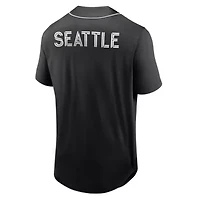 MLS Fanatics Seattle Sounders FC Third Period Fashion Baseball Button-Up Jersey