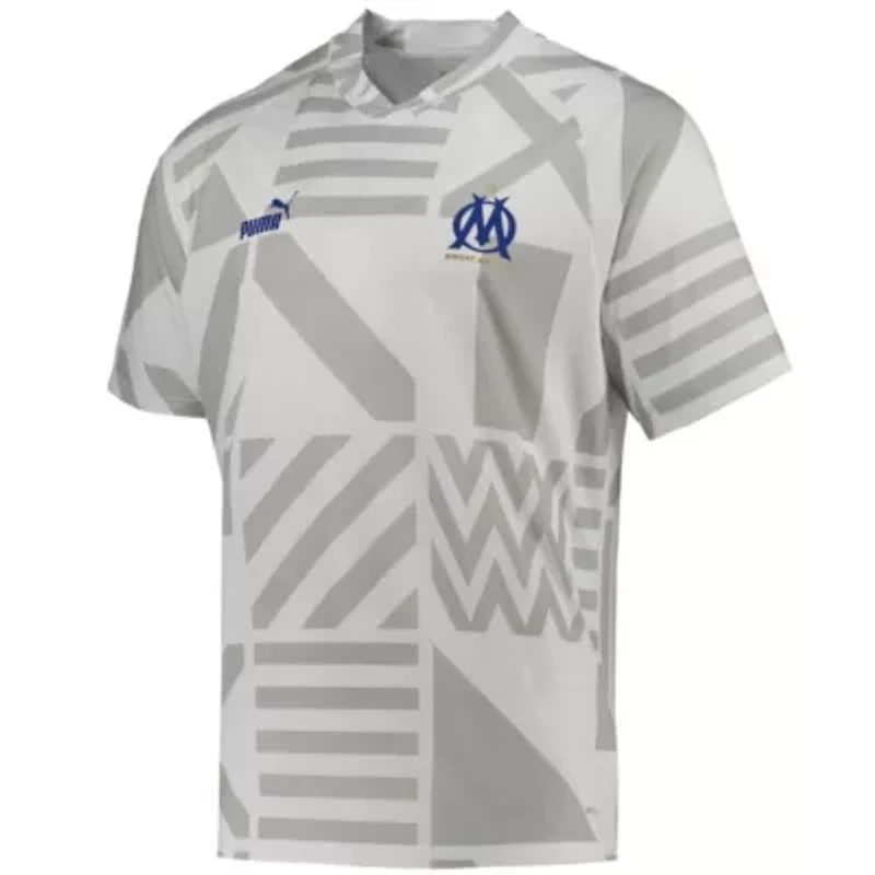 International Clubs Olympique Marseille Pre-Match V-Neck Top